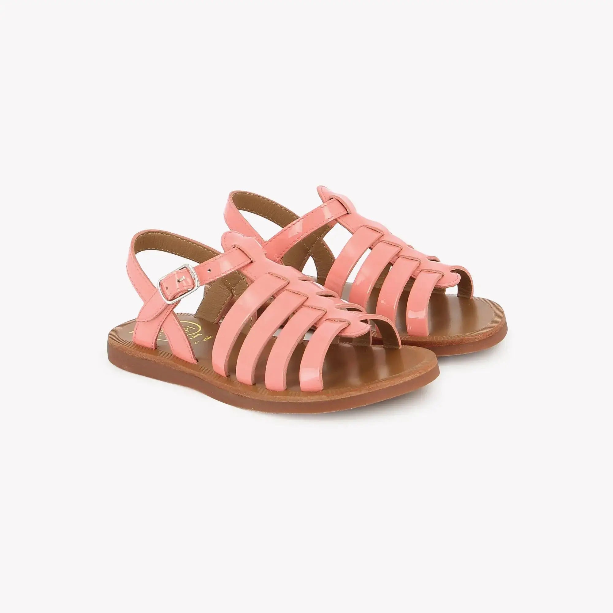 pom-d-api-plagette-strap-sandales-fille-vernis-picante-cuir-t image 1