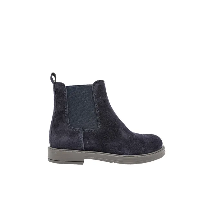 babybotte-kitch-bottine-fille-zip-bleu-velours image 1