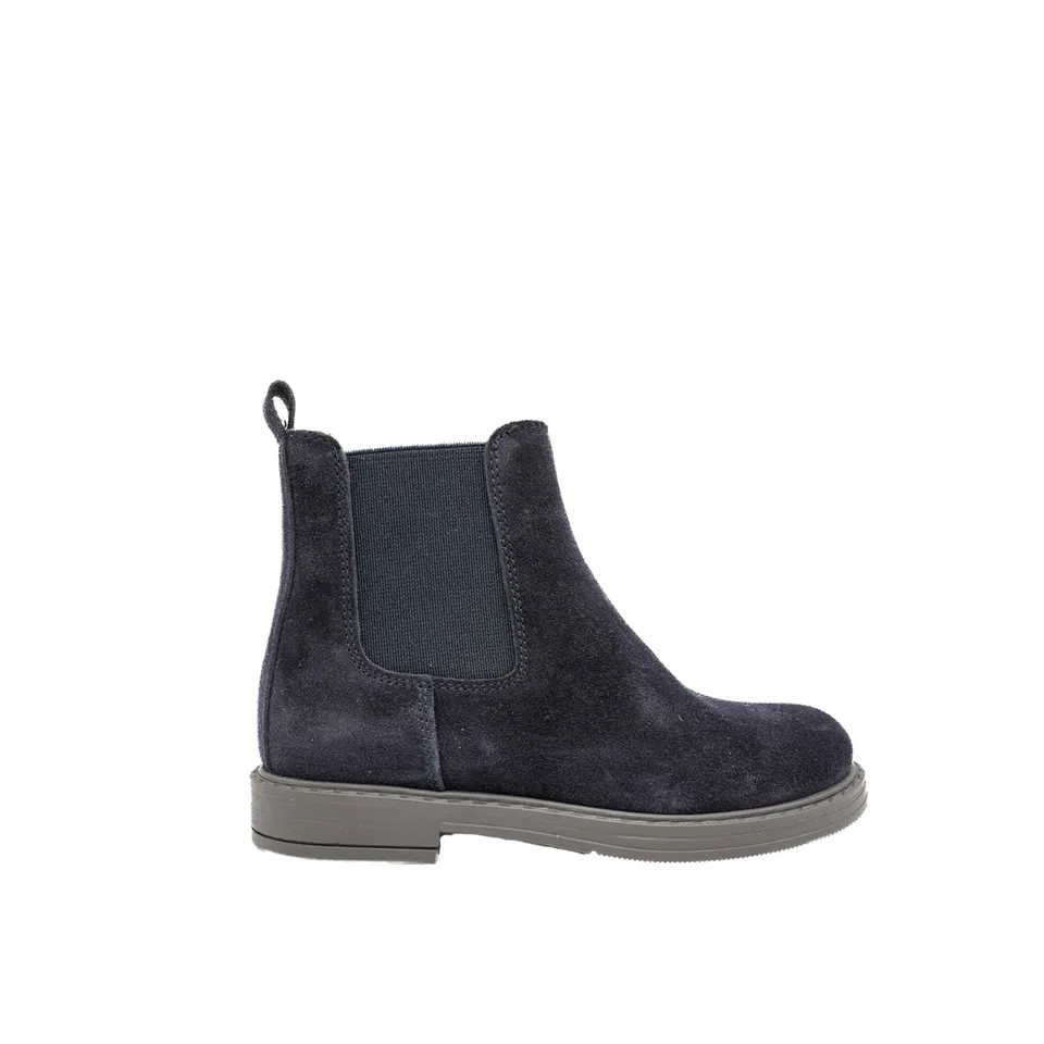 babybotte-kitch-bottine-fille-zip-bleu-velours image 1