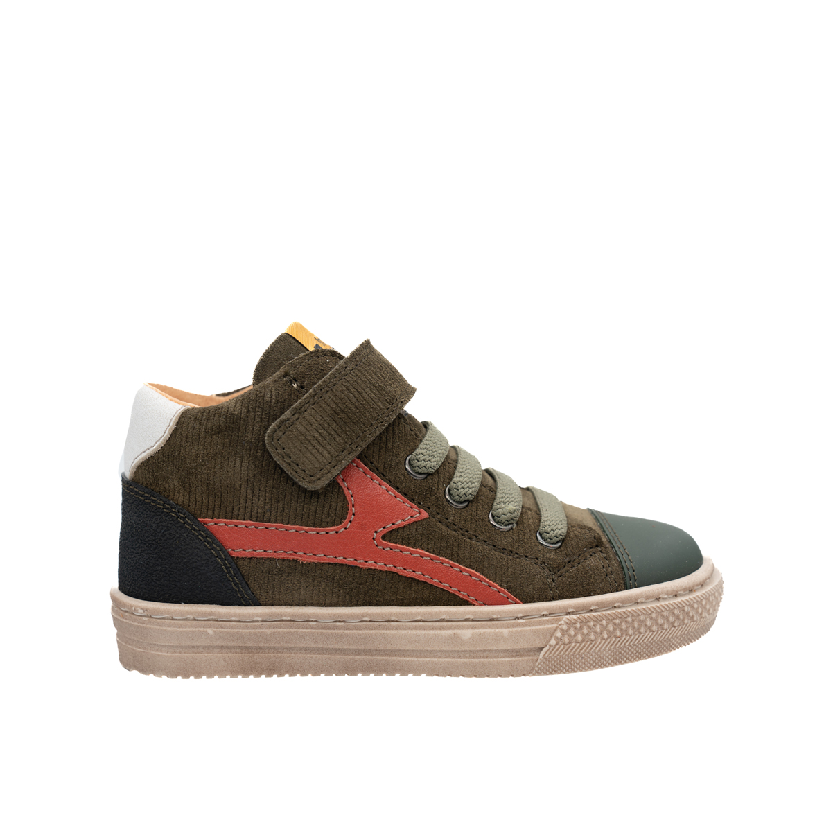 babybotte-kelastic-chaussure-gar-on-scratch-vert-cuir image 1