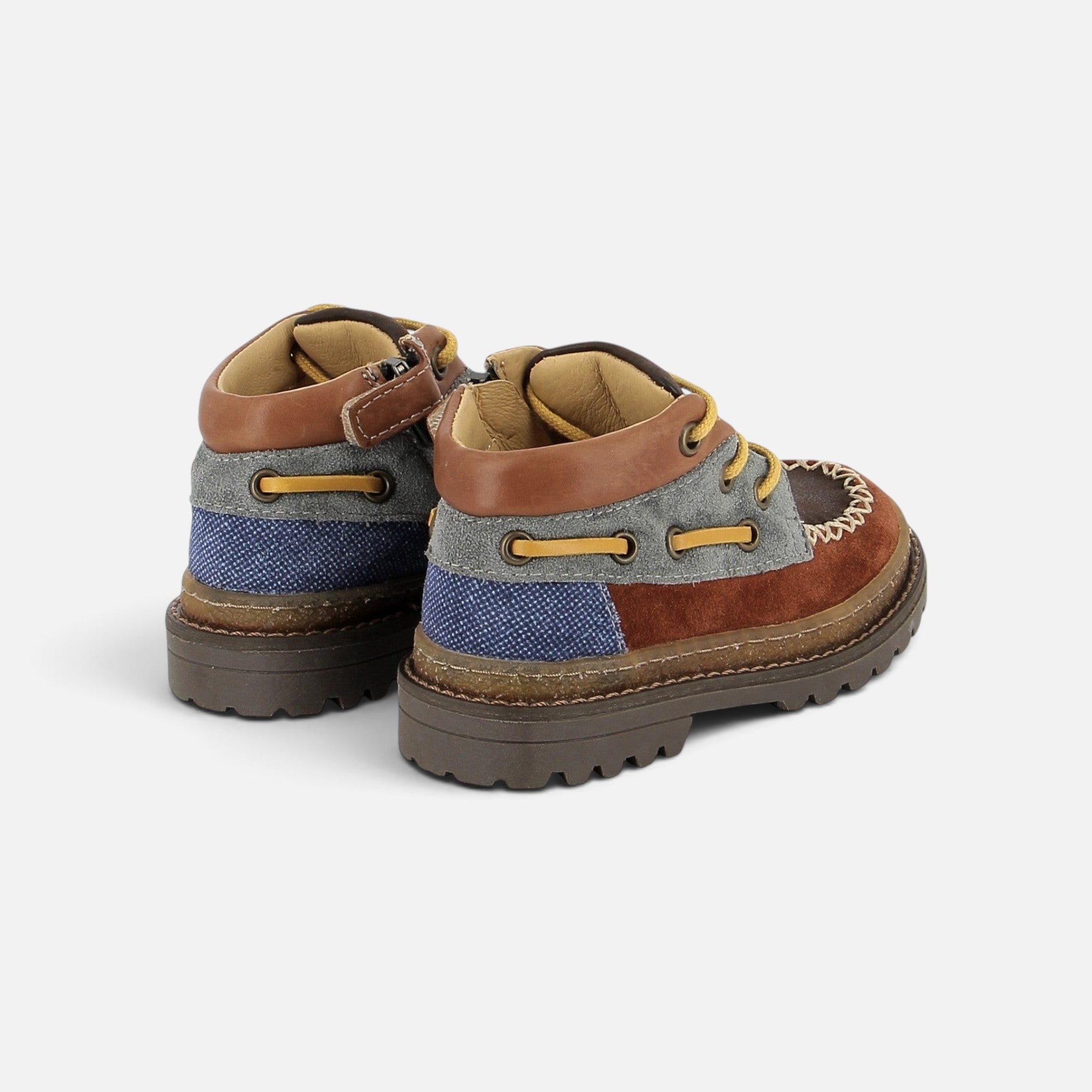 pom-d-api-wall-boat-velours-brique-basilic-enfant image 3