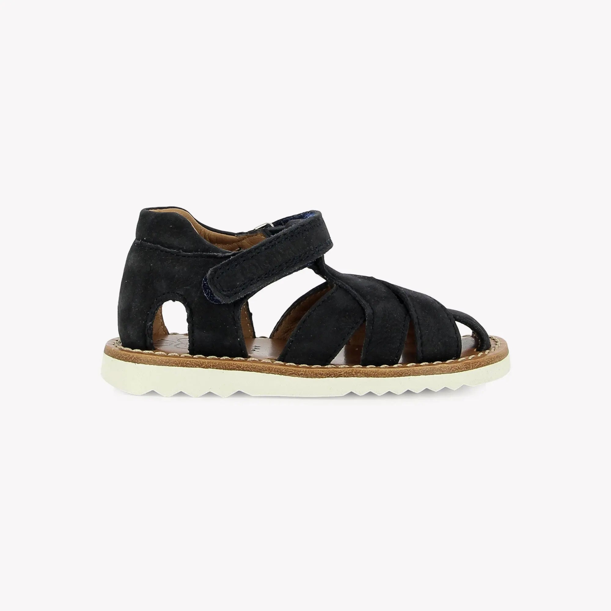 pom-d-api-waff-cross-nubuck-marine-sandale-premiers-pas-gar-on image 4