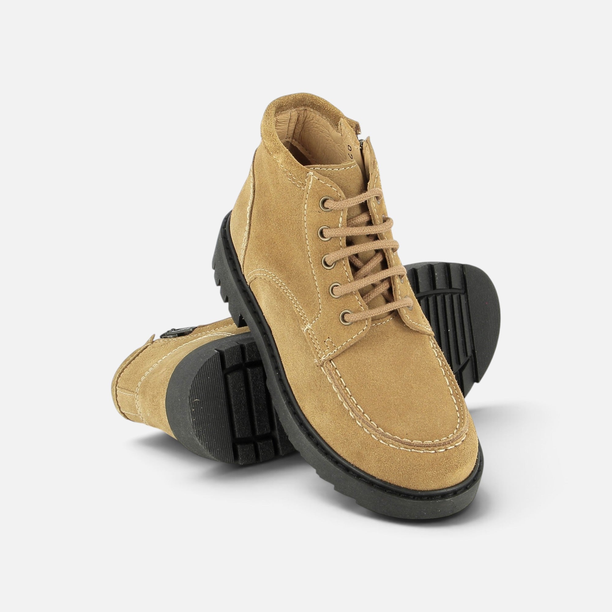 pom-d-api-sid-lace-plato-chaussure-caramel-semelle-noire image 2