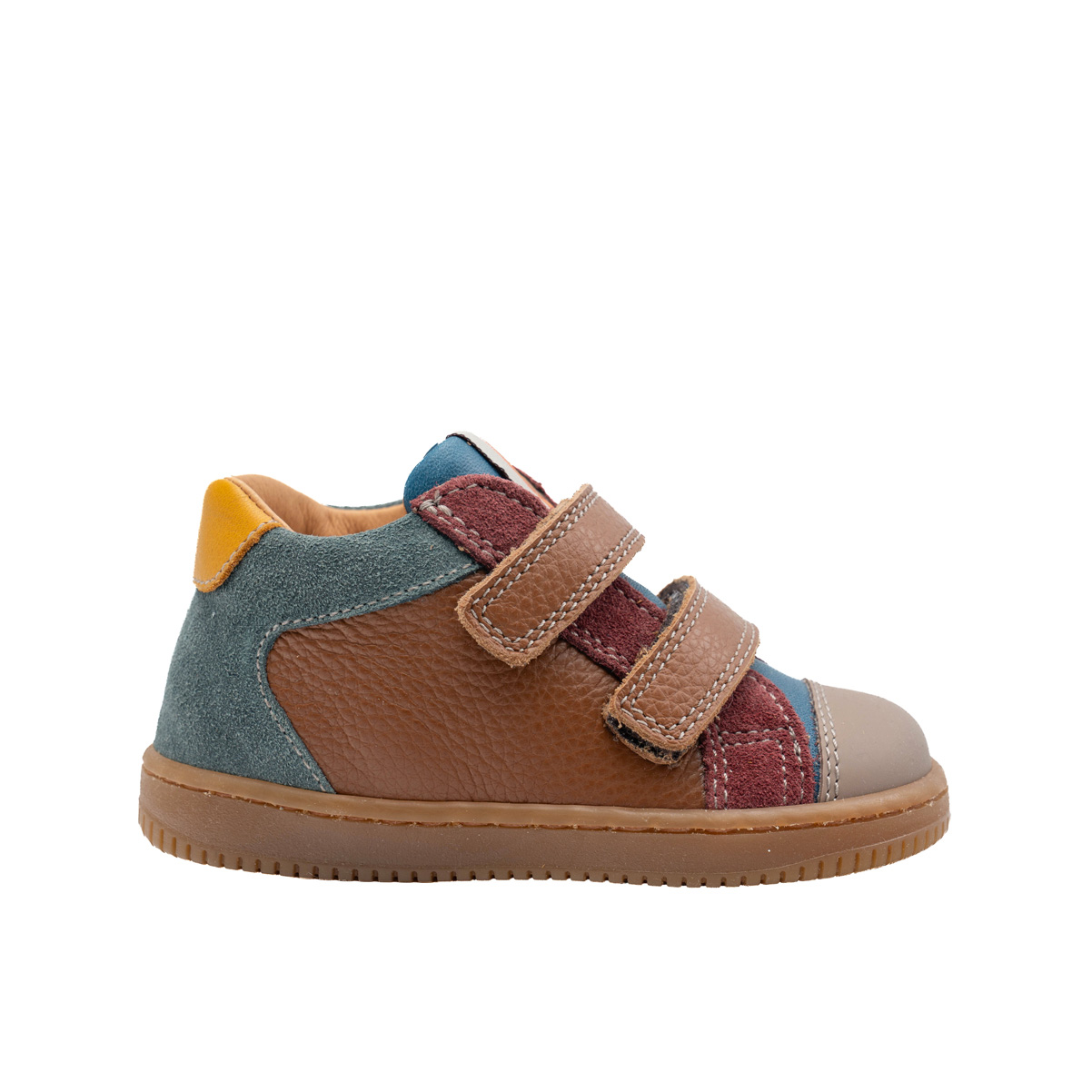 babybotte-fred-velcro-cognac-chaussure-b-b-gar-on-scratch image 1