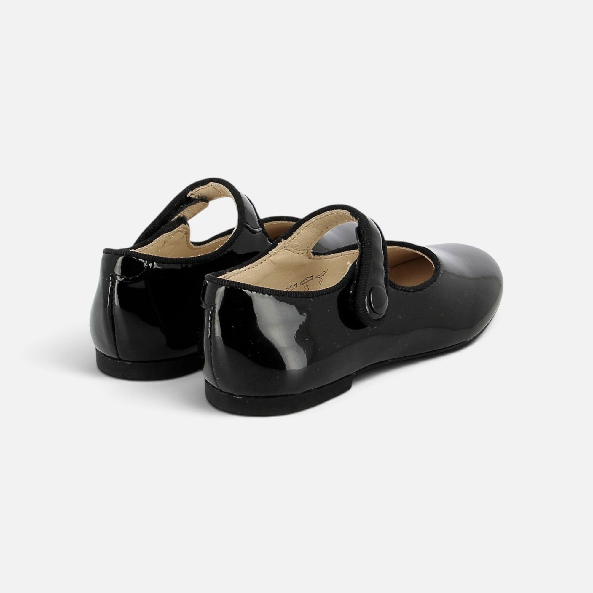 pom-d-api-daisy-baby-ballerine-fille-cuir-vernis-noir image 2