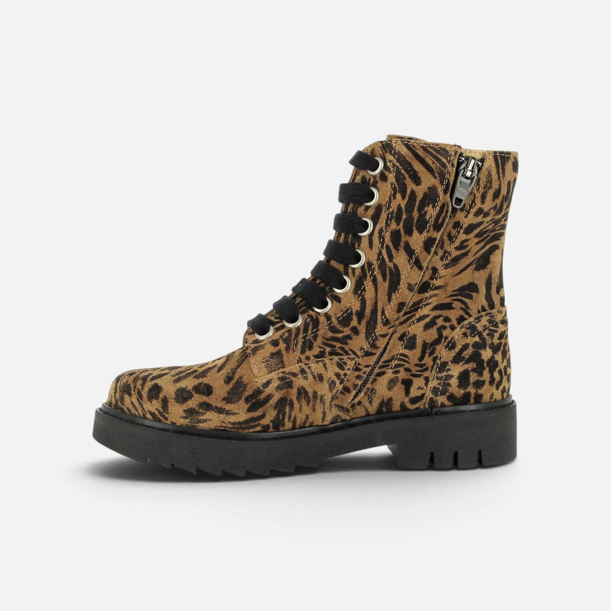 pom-d-api-sid-ranger-boots-l-opard-naturel-semelle-noire-zip image 6