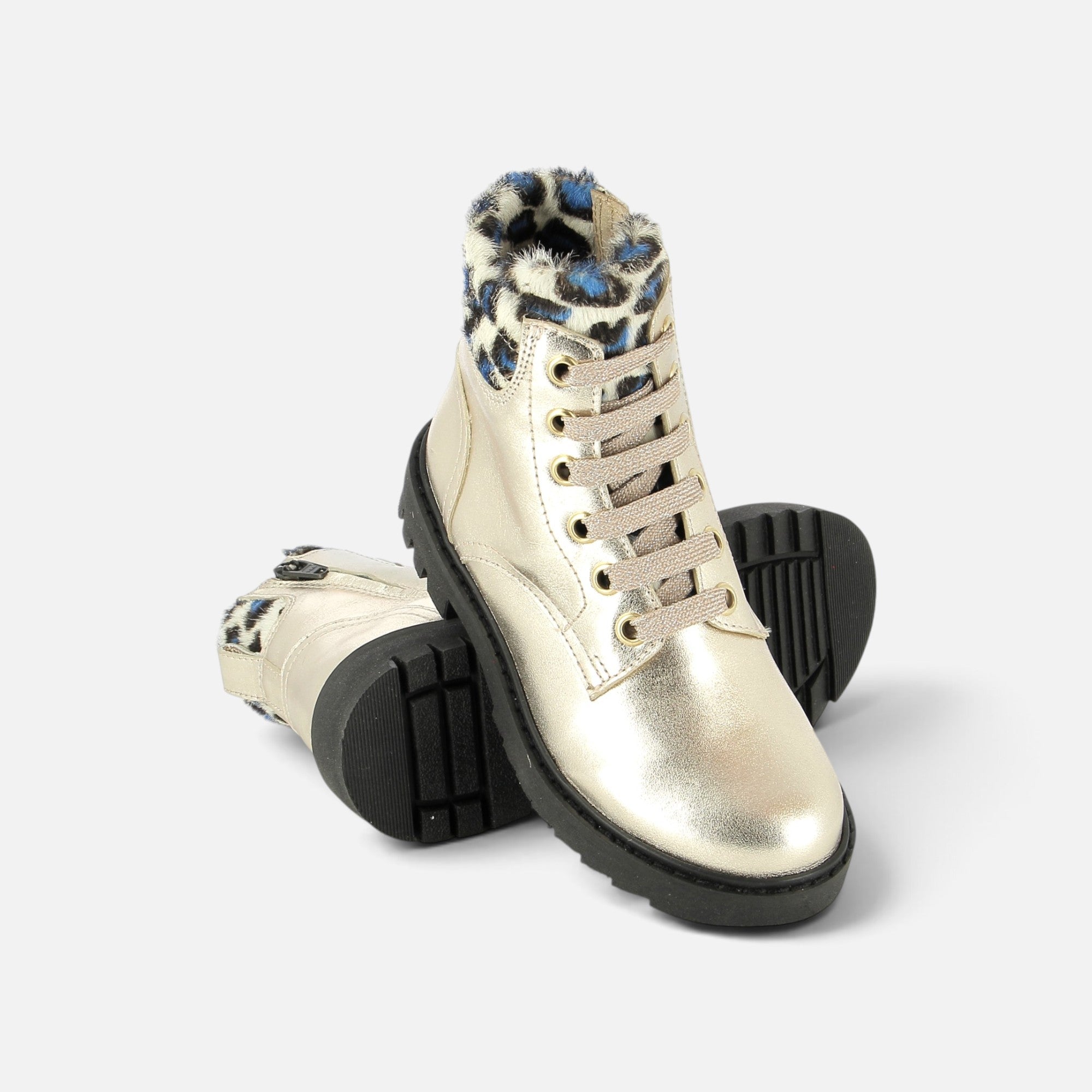 pom-d-api-sid-hi-bike-boots-montante-cuir-platine-semelle-noire-fille image 4