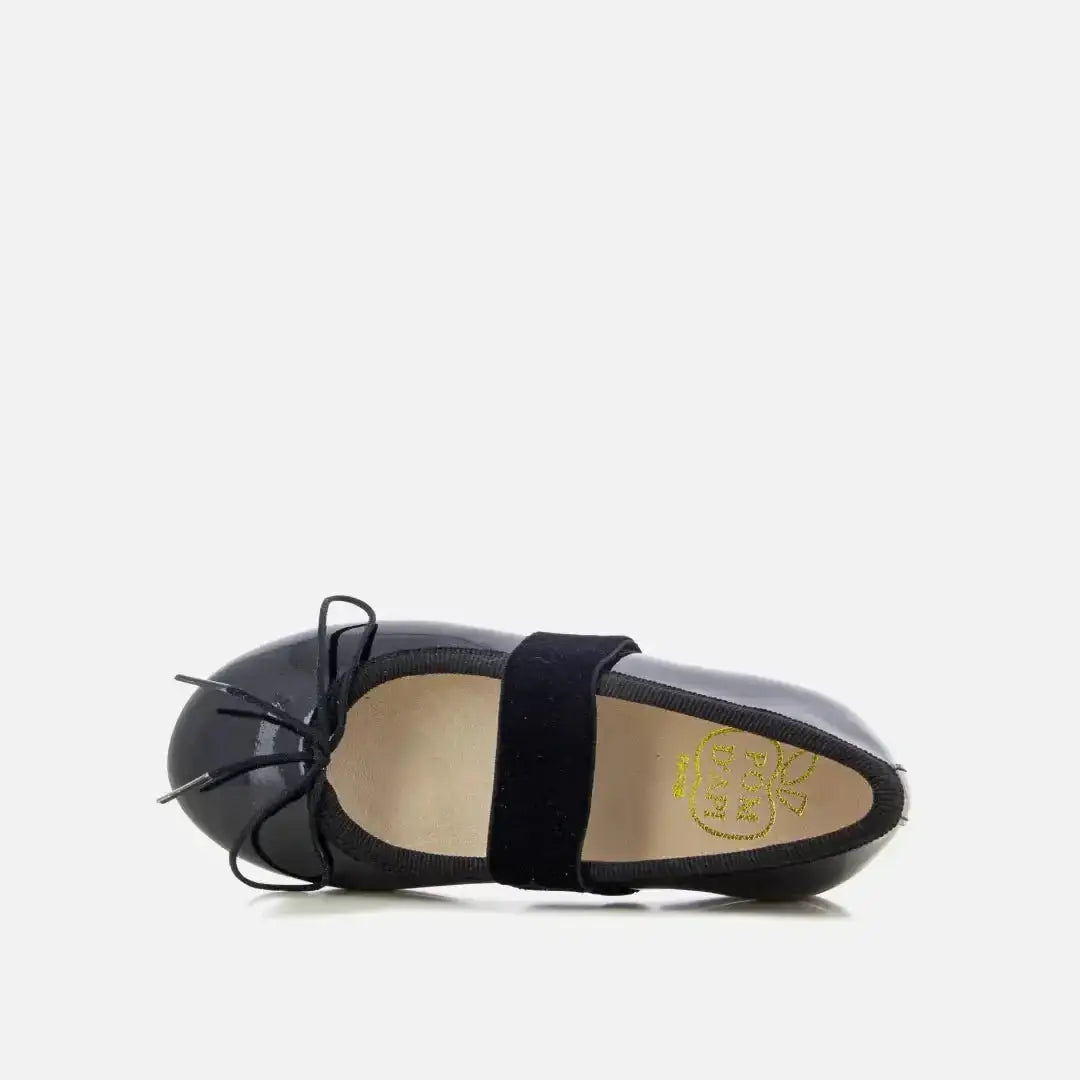 pom-d-api-dory-elast-noir-ballerine-fille-cuir-vernis image 4
