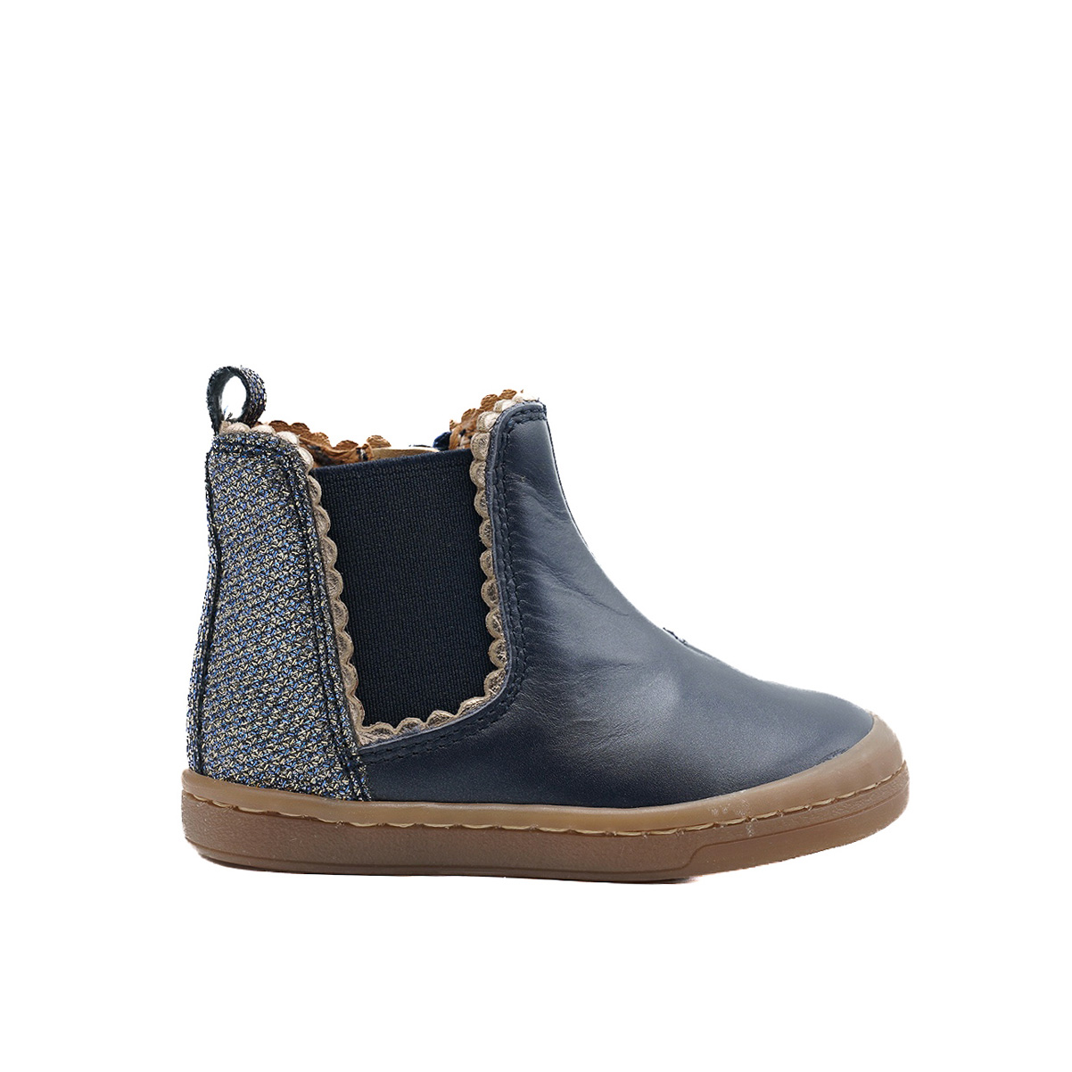 babybotte-alisia-bottine-fille-bleu-cuir-premiers-pas-zip image 1