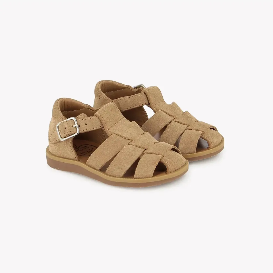 pom-d-api-poppy-daddy-sandale-premiers-pas-gar-on-camel-light image 1