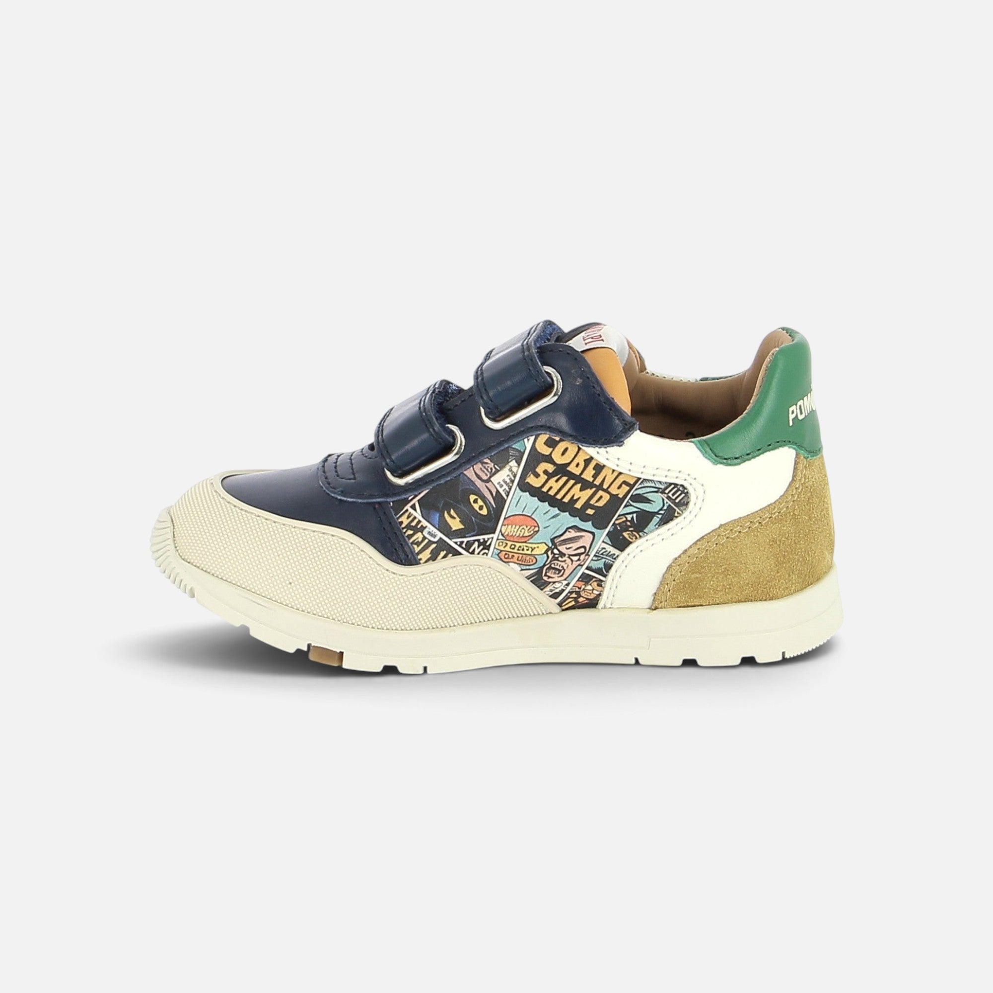 pom-d-api-pouss-race-bump-baskets-jogger-gar-on-marine-multi image 5