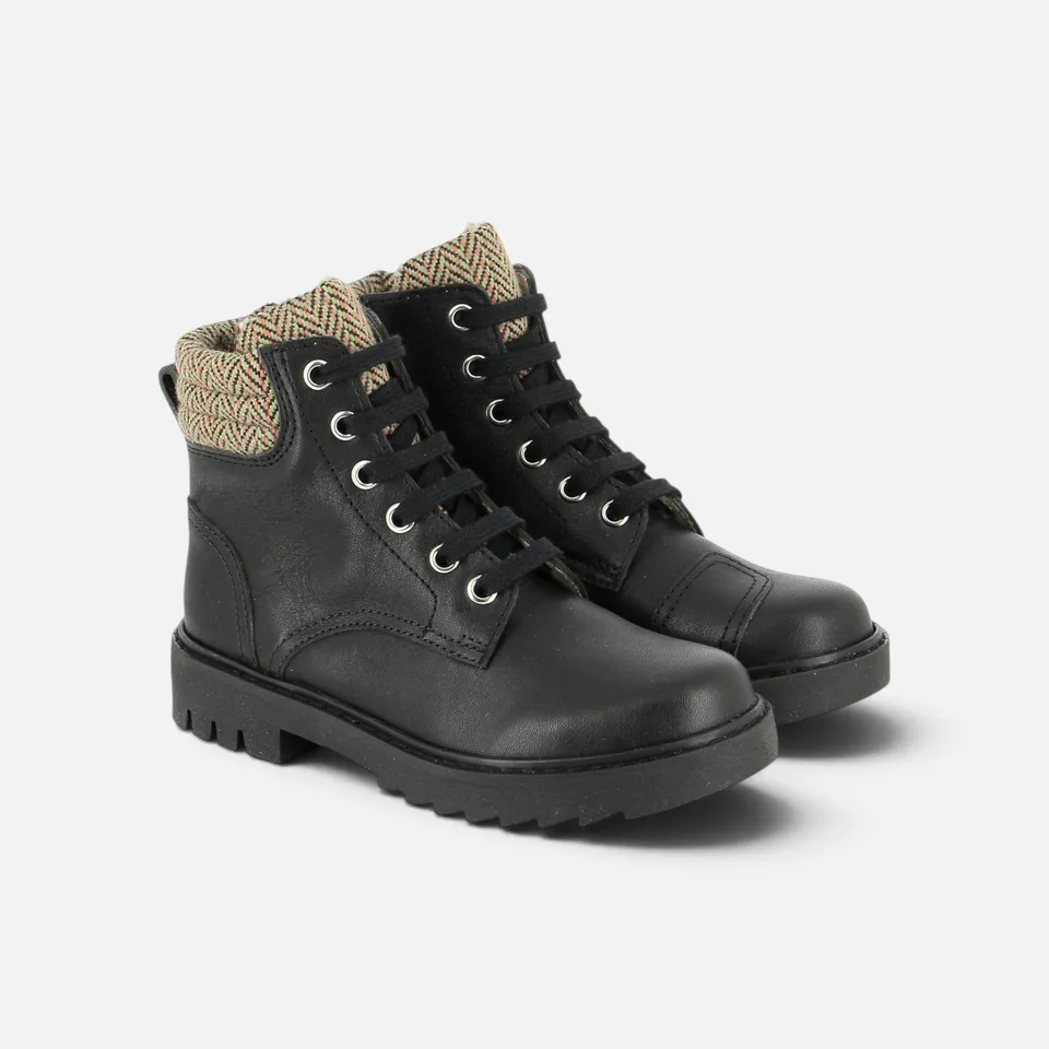 pom-d-api-sid-hi-bike-noir-boots-ranger-enfant-zip-la-age image 1