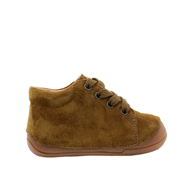 babybotte-zoha-kaki-chaussure-b-b-gar-on-lacets-et-zip image 1