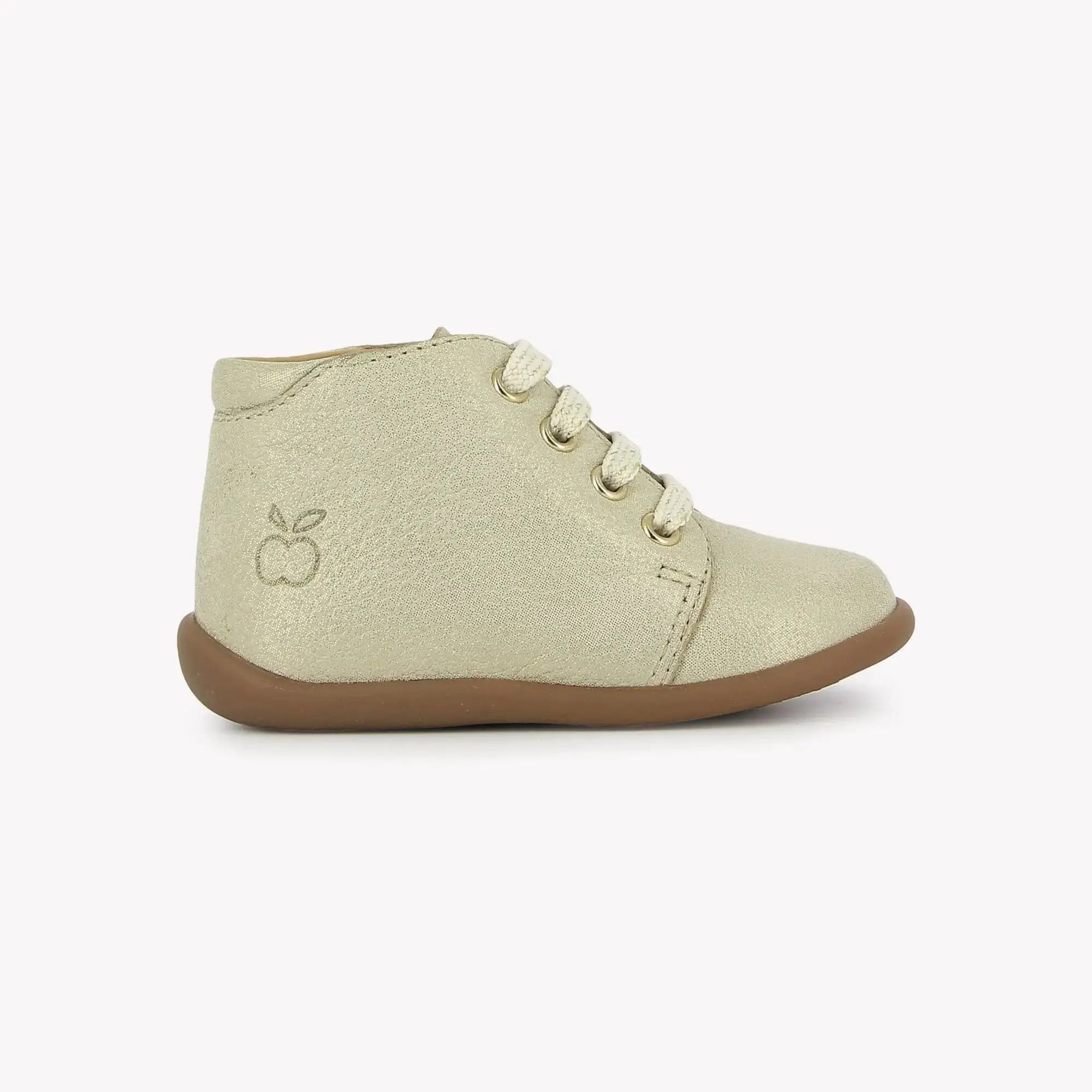 pom-d-api-stand-up-bottine-chaussure-premiers-pas-fille-platine-laminato image 4