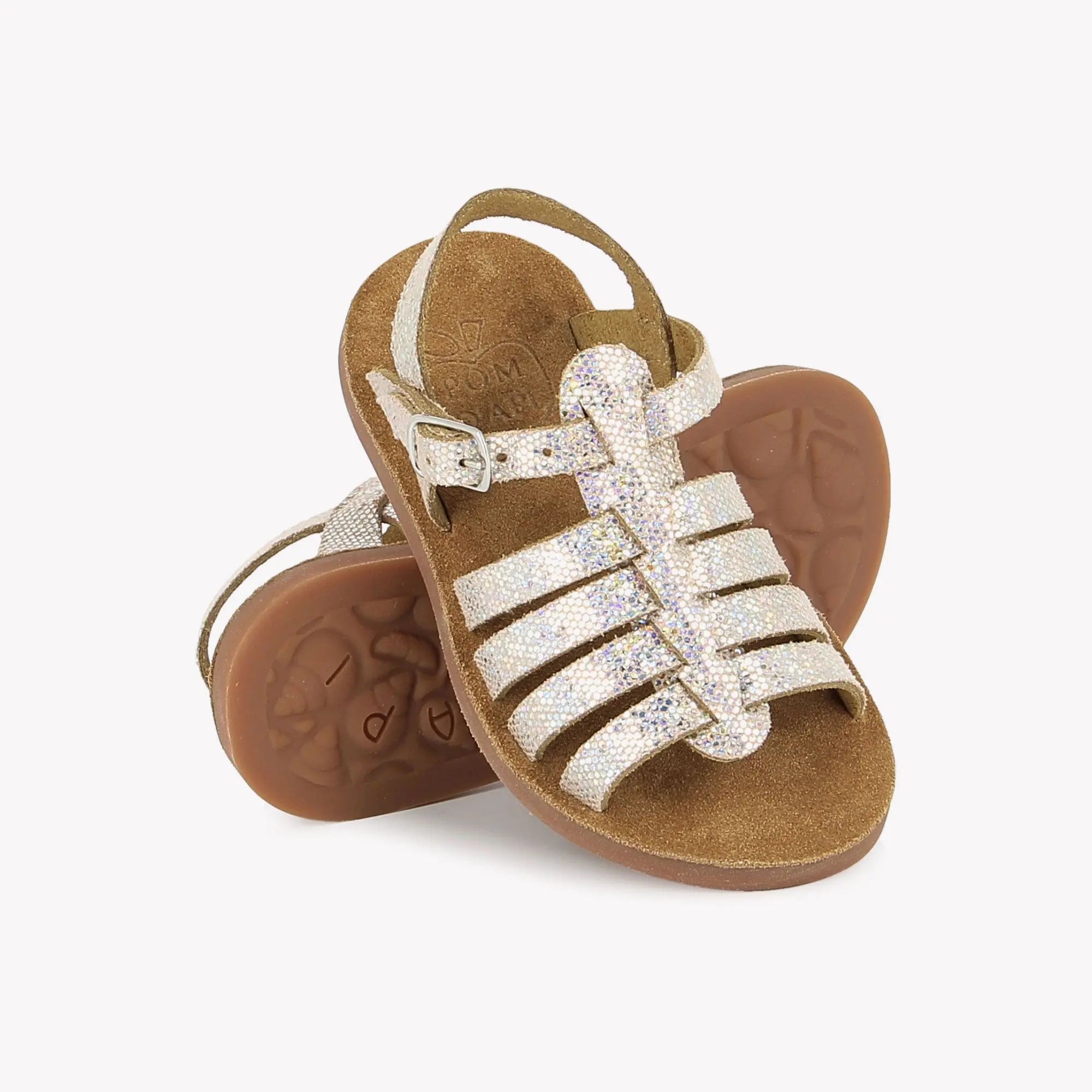 pom-d-api-plage-air-pur-strap-sandale-rose-argent-crosta-luce image 2
