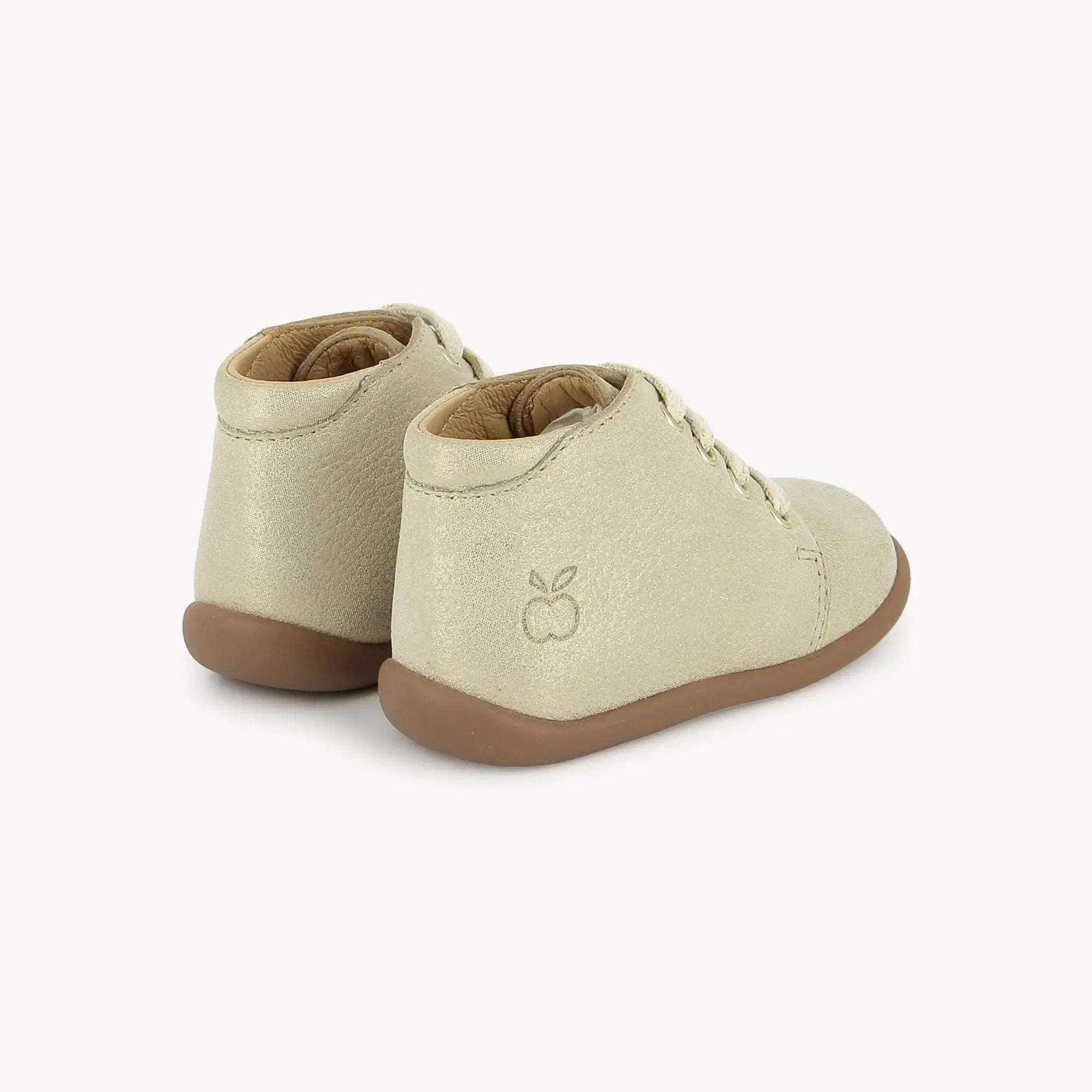 pom-d-api-stand-up-bottine-chaussure-premiers-pas-fille-platine-laminato image 3