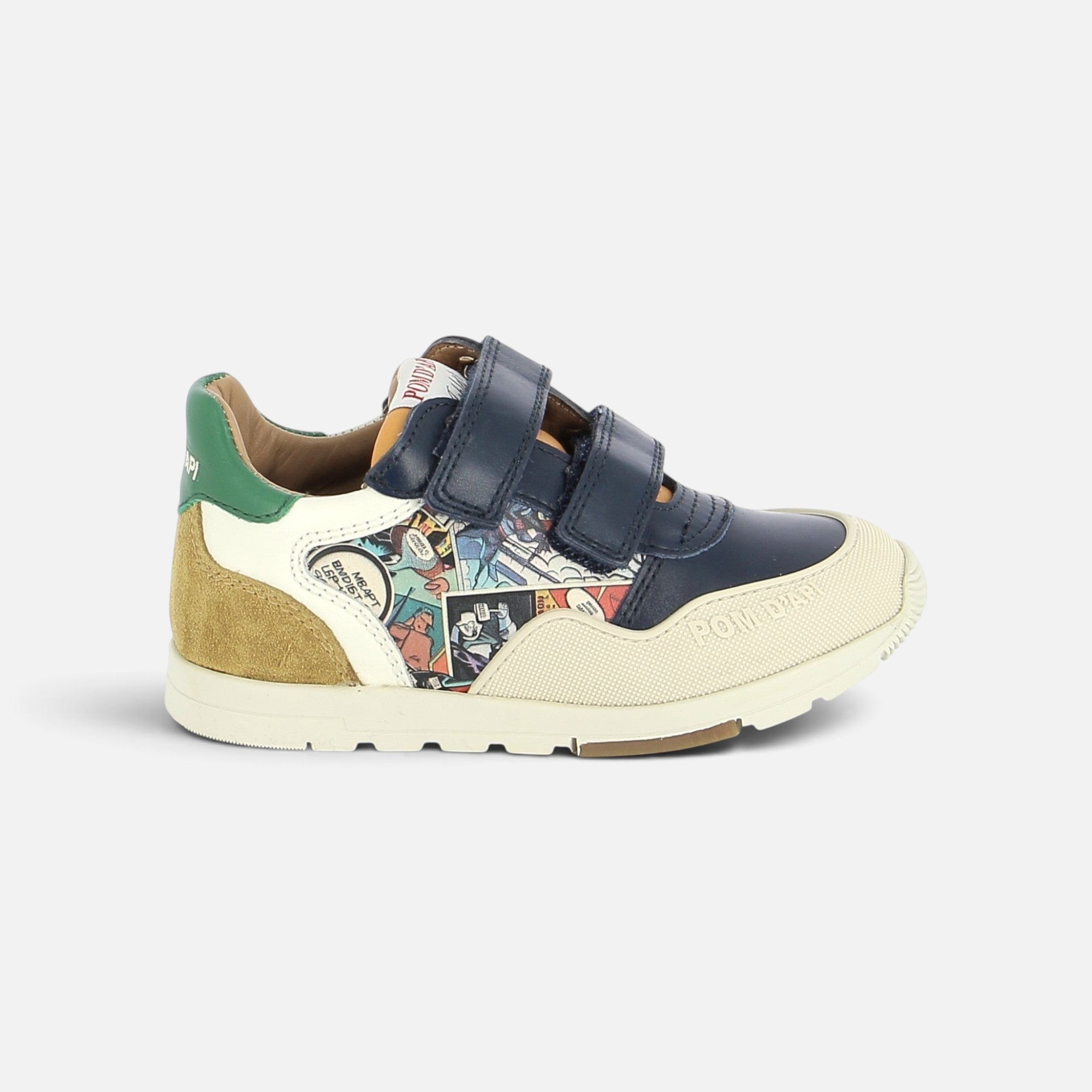 pom-d-api-pouss-race-bump-baskets-jogger-gar-on-marine-multi image 4