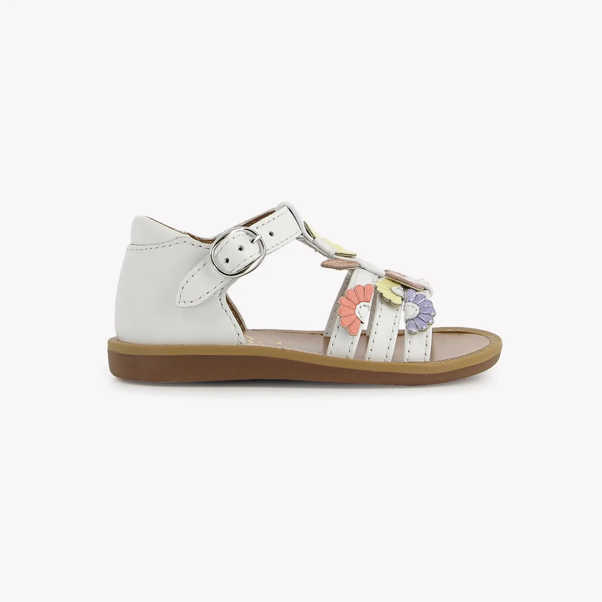 pom-d-api-poppy-multi-daisy-sandale-premiers-pas-blanc-multi-fresh image 4