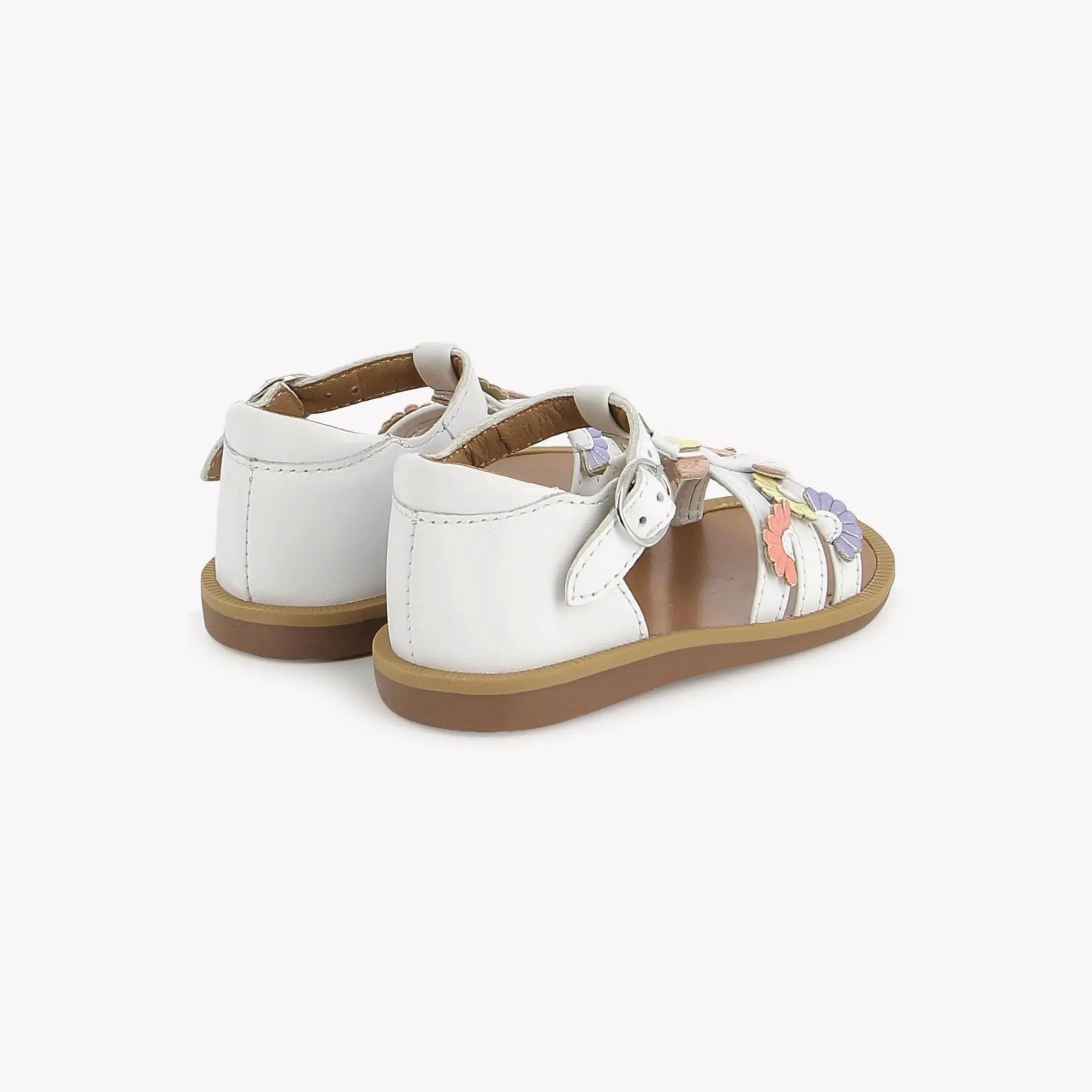 pom-d-api-poppy-multi-daisy-sandale-premiers-pas-blanc-multi-fresh image 3