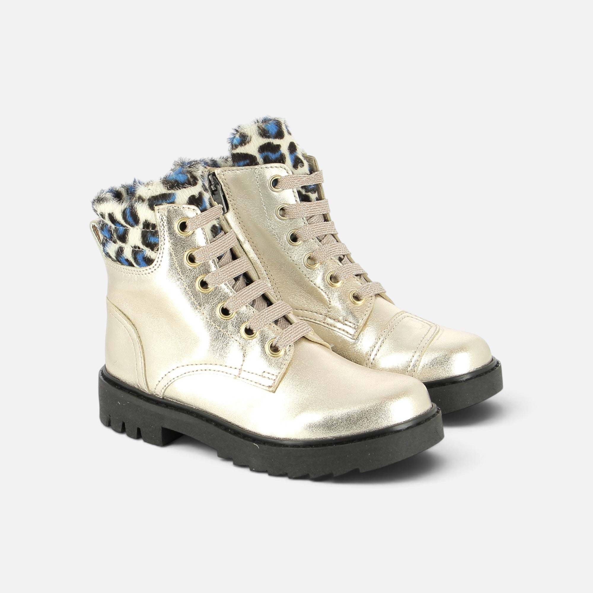 pom-d-api-sid-hi-bike-boots-montante-cuir-platine-semelle-noire-fille image 2