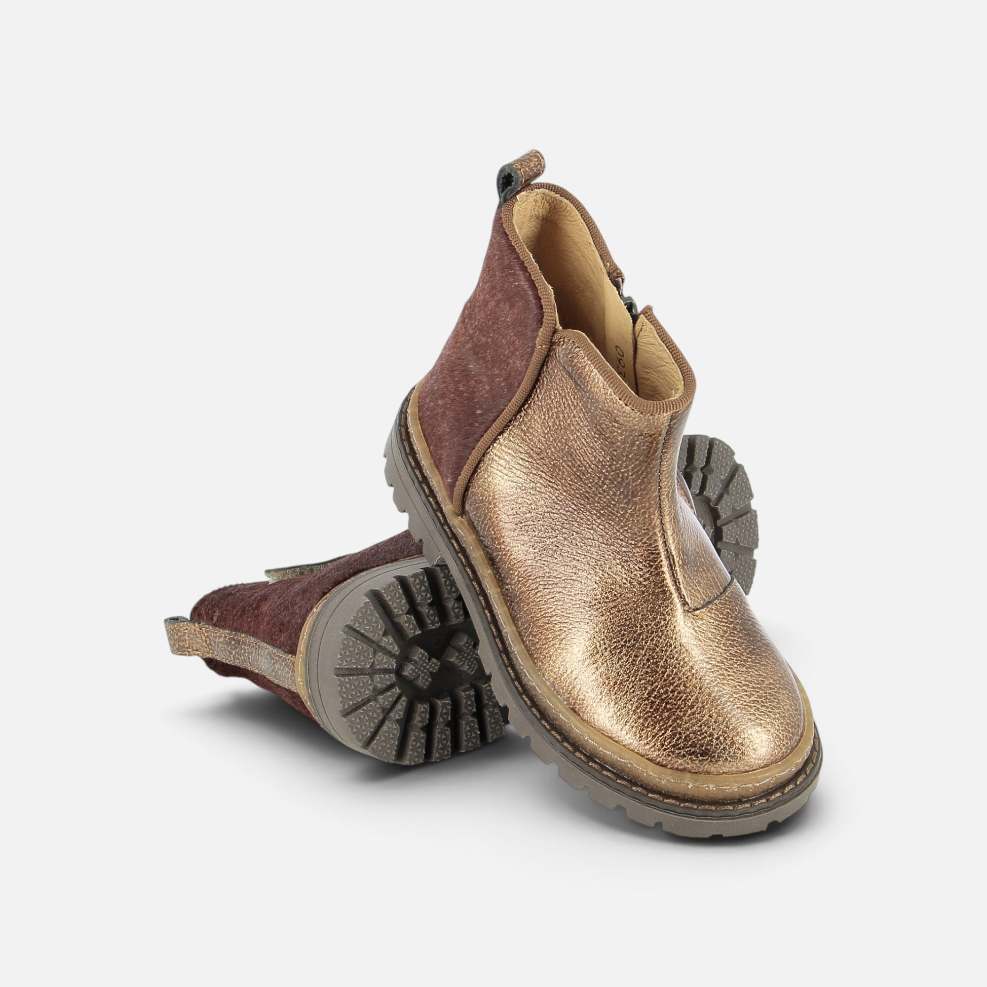 pom-d-api-wall-boots-fille-cuir-sabbia-marron-bi-mati-re image 2
