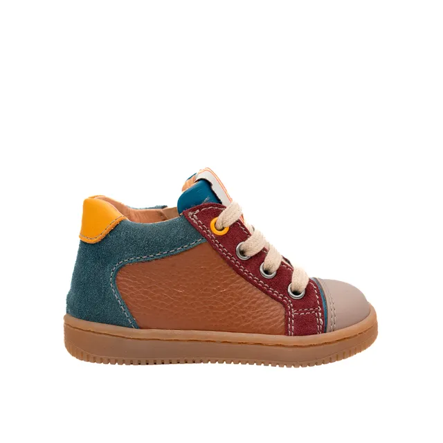 babybotte-fred-chaussure-b-b-gar-on-lacets-cognac image 1