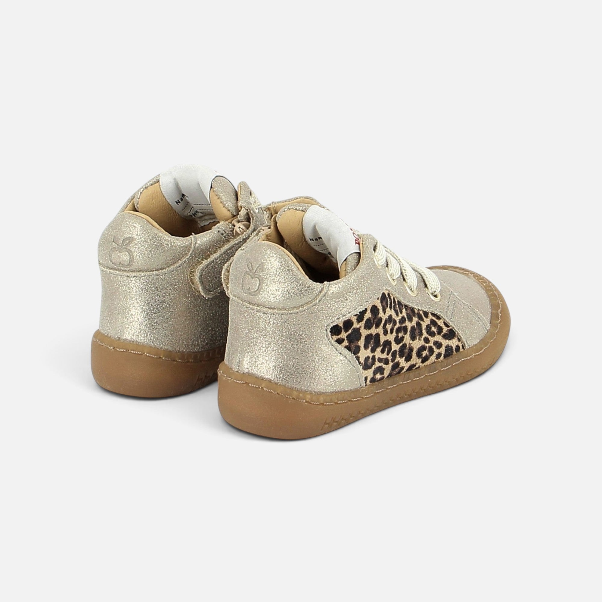 pom-d-api-yaka-star-barefoot-premiers-pas-lam-mini-leo-metal-grey-fille image 2