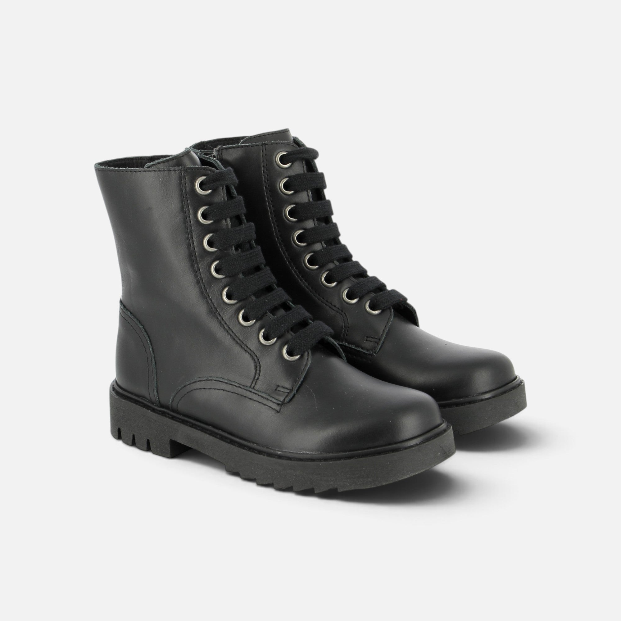 pom-d-api-sid-ranger-boots-noir-semelle-noire-zip-ykk image 1