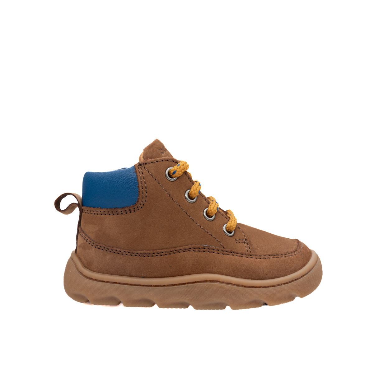 babybotte-alpes-marron-chaussure-premiers-pas-gar-on-lacets-et-zip image 1