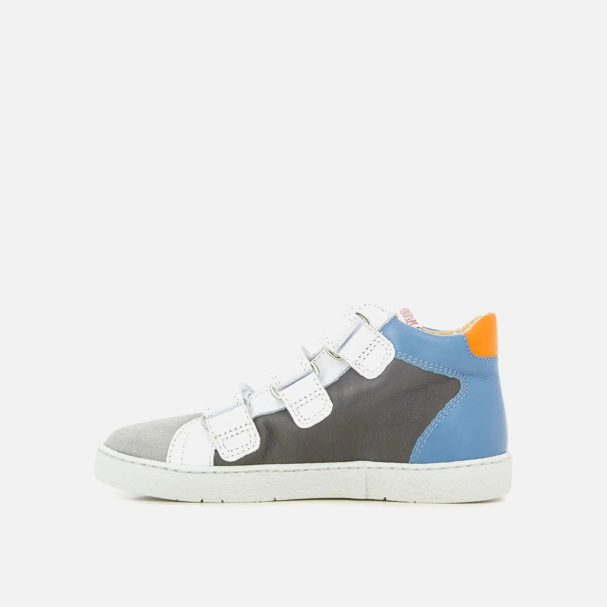 pom-d-api-top-easy-clay-gris-multicolore-sneaker-montante-enfant image 2