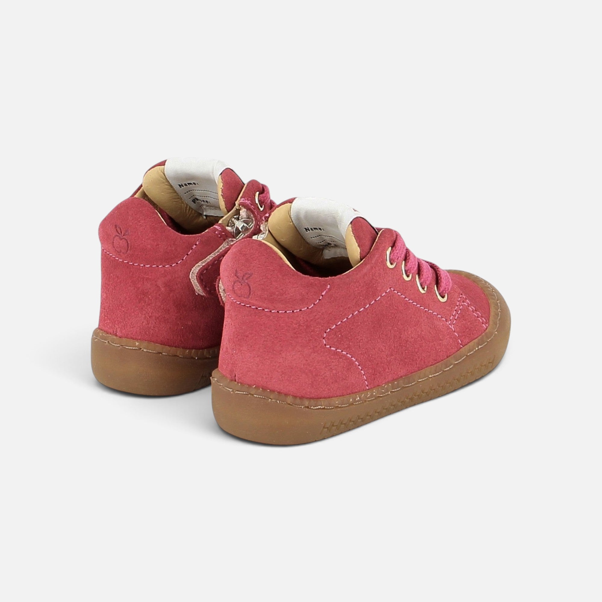 pom-d-api-yaka-walk-velours-cherry-chaussure-premiers-pas-fille image 2