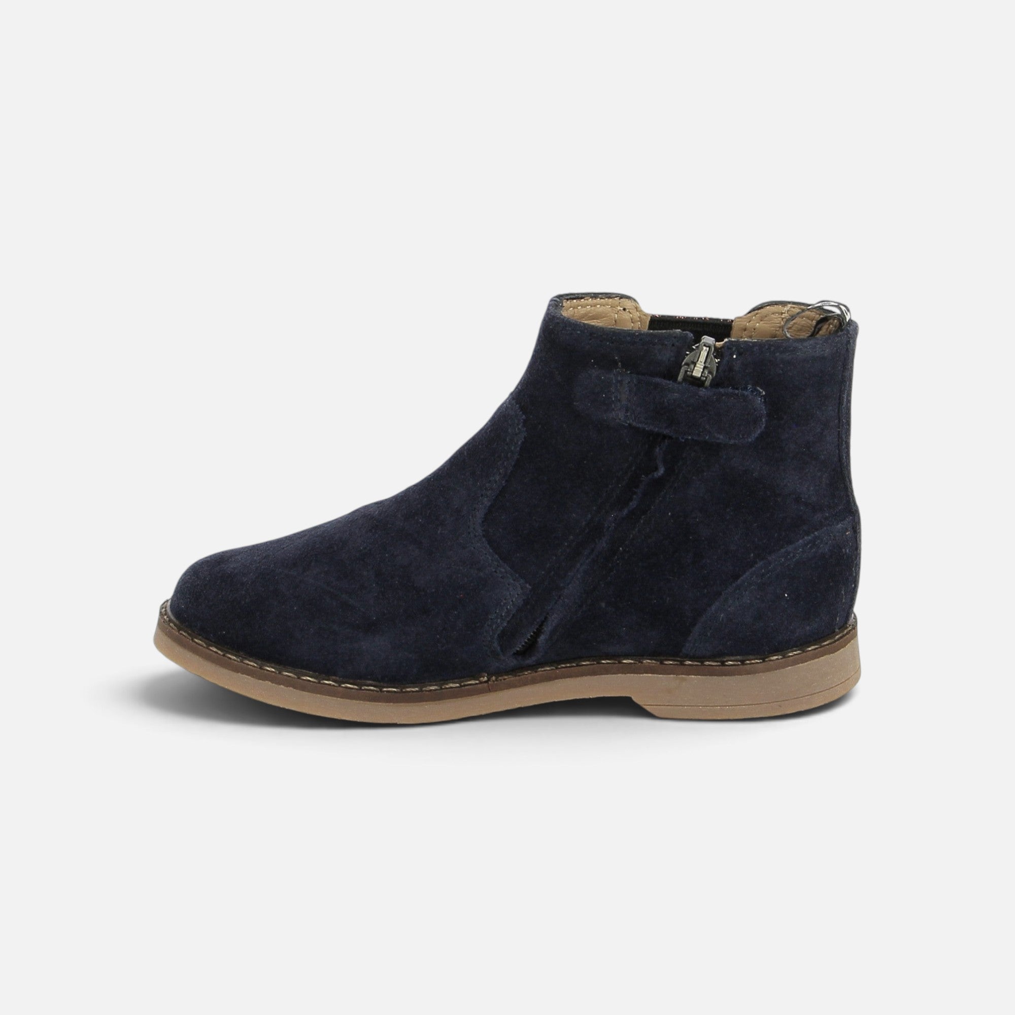 pom-d-api-trip-new-jodzip-chelsea-boot-velours-navy-fille image 5