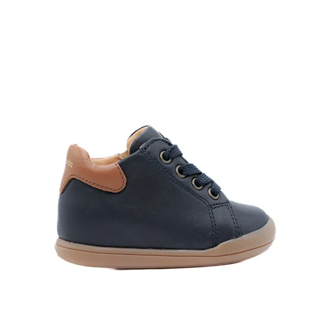 babybotte-fidji-zip-blue-chaussure-b-b-gar-on-cuir-bleu-premiers-pas image 1