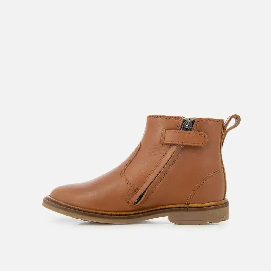 pom-d-api-sister-jodzip-camel-bottine-fille-cuir image 3