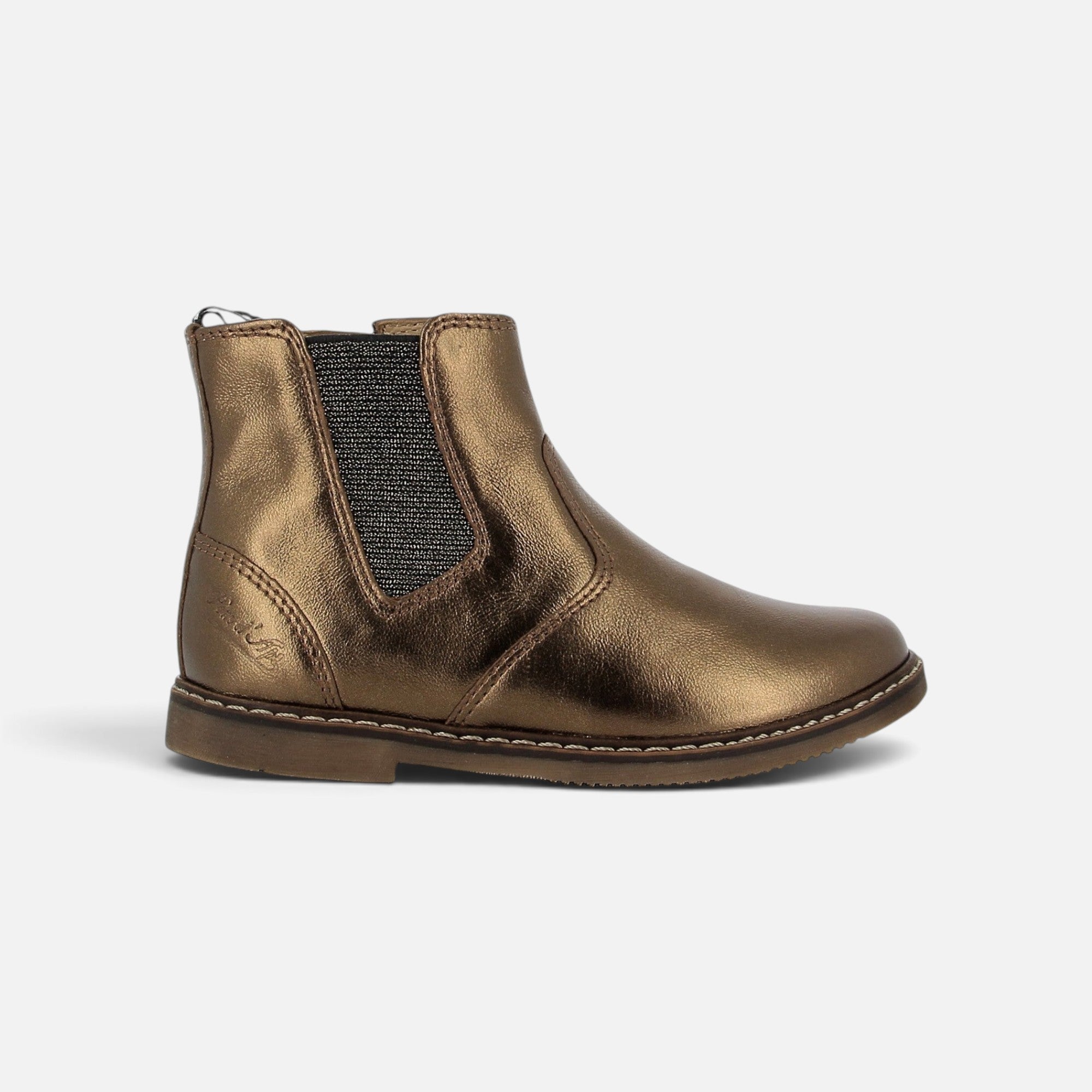 pom-d-api-city-jodzip-bottine-fille-cuir-cuivre-dk-copper image 4