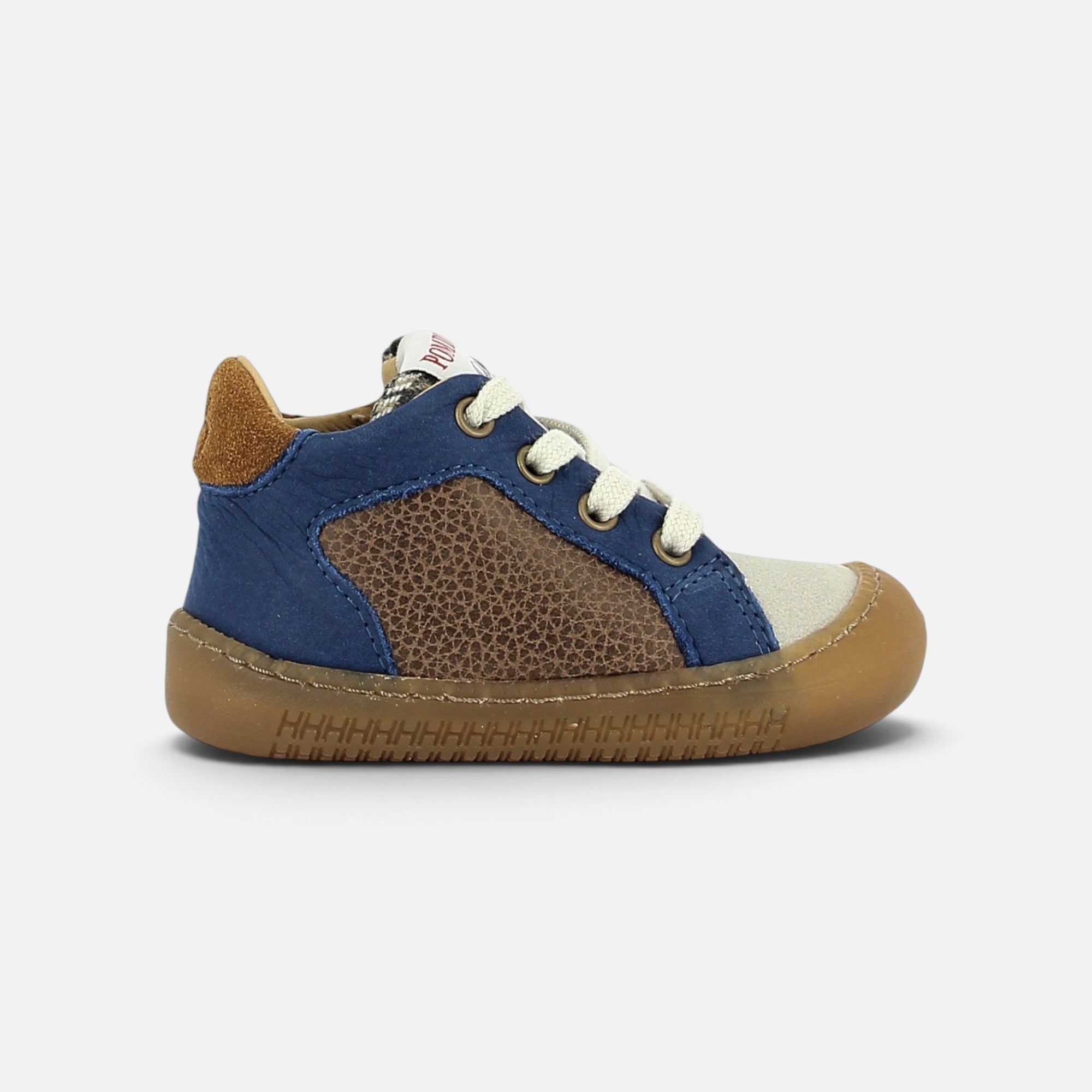 pom-d-api-yaka-star-chaussures-premiers-pas-gar-on-nubuck-bleu image 4