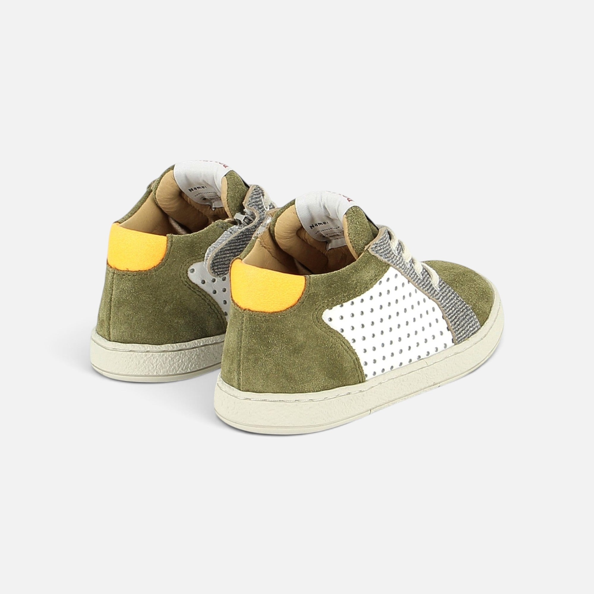 pom-d-api-mousse-lace-perfo-basket-gar-on-olive-off-white image 2