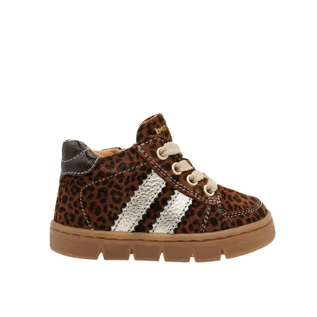 babybotte-farella-chaussure-b-b-fille-lacets-et-zip-cognac-l-opard image 1