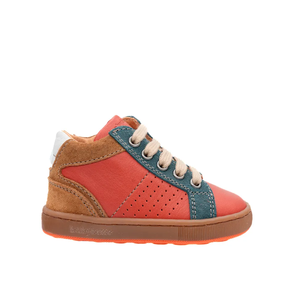 babybotte-favori-zip-chaussure-b-b-gar-on-rouille-cuir image 1