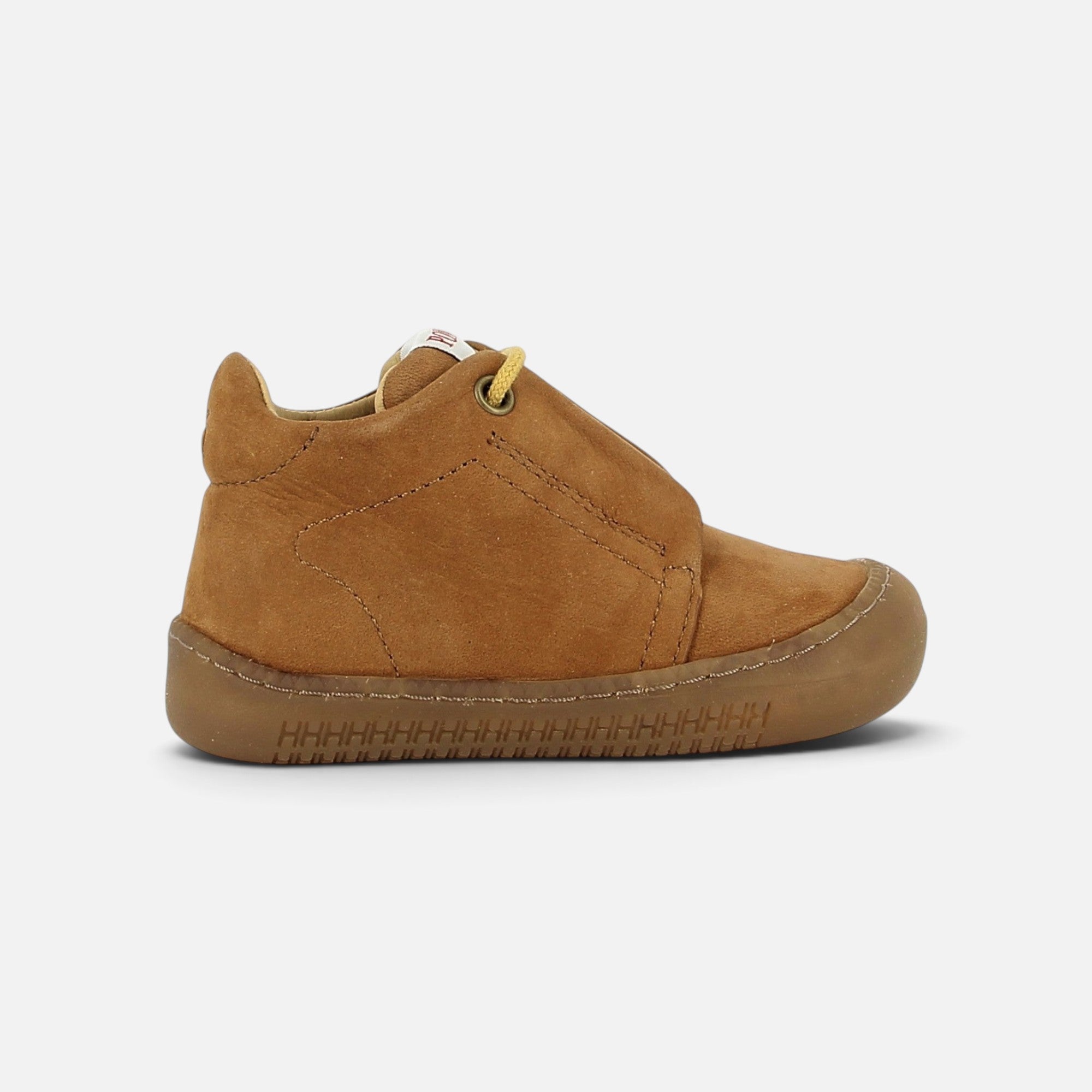 pom-d-api-yaka-speed-chaussure-barefoot-premiers-pas-nubuck-camel image 4