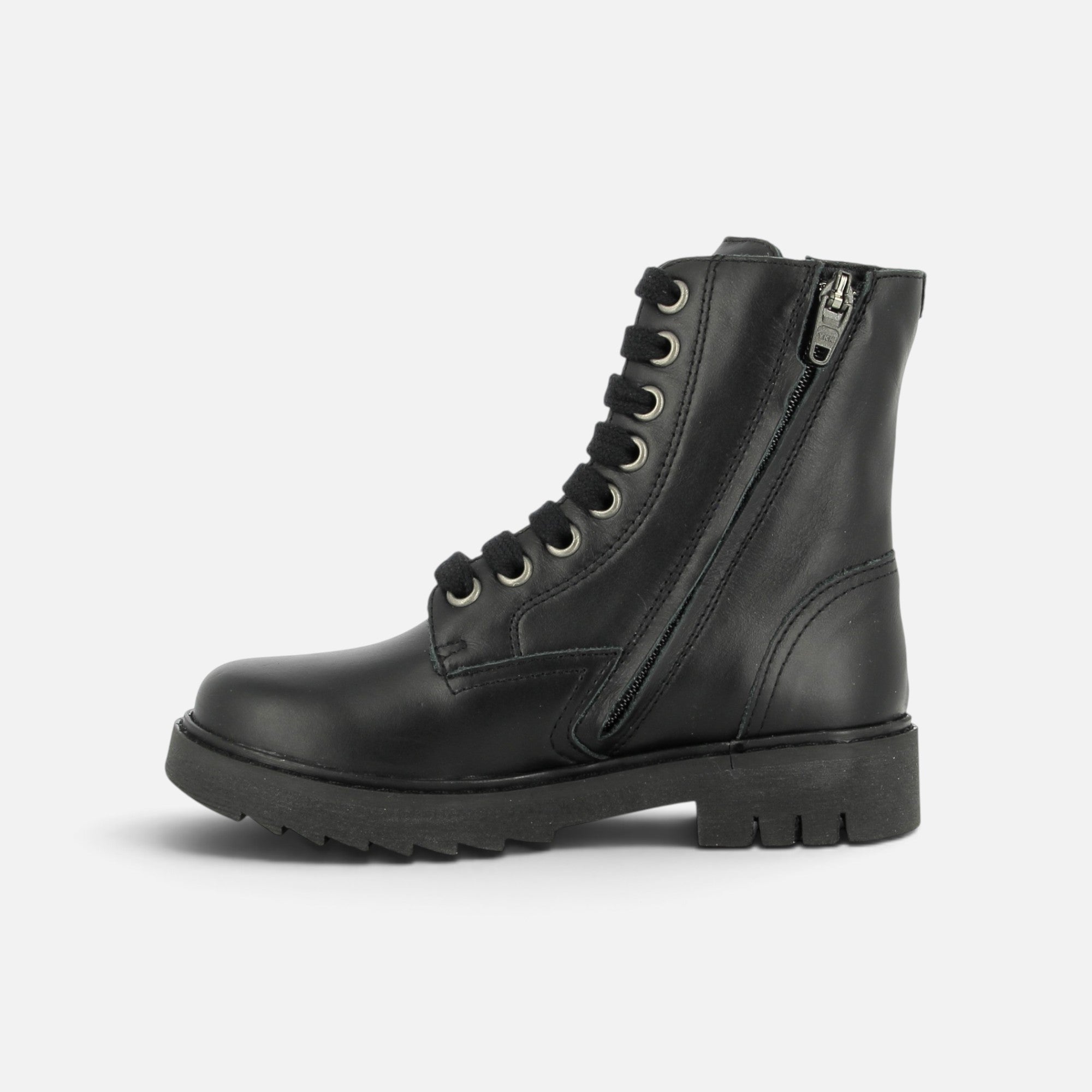 pom-d-api-sid-ranger-boots-noir-semelle-noire-zip-ykk image 5