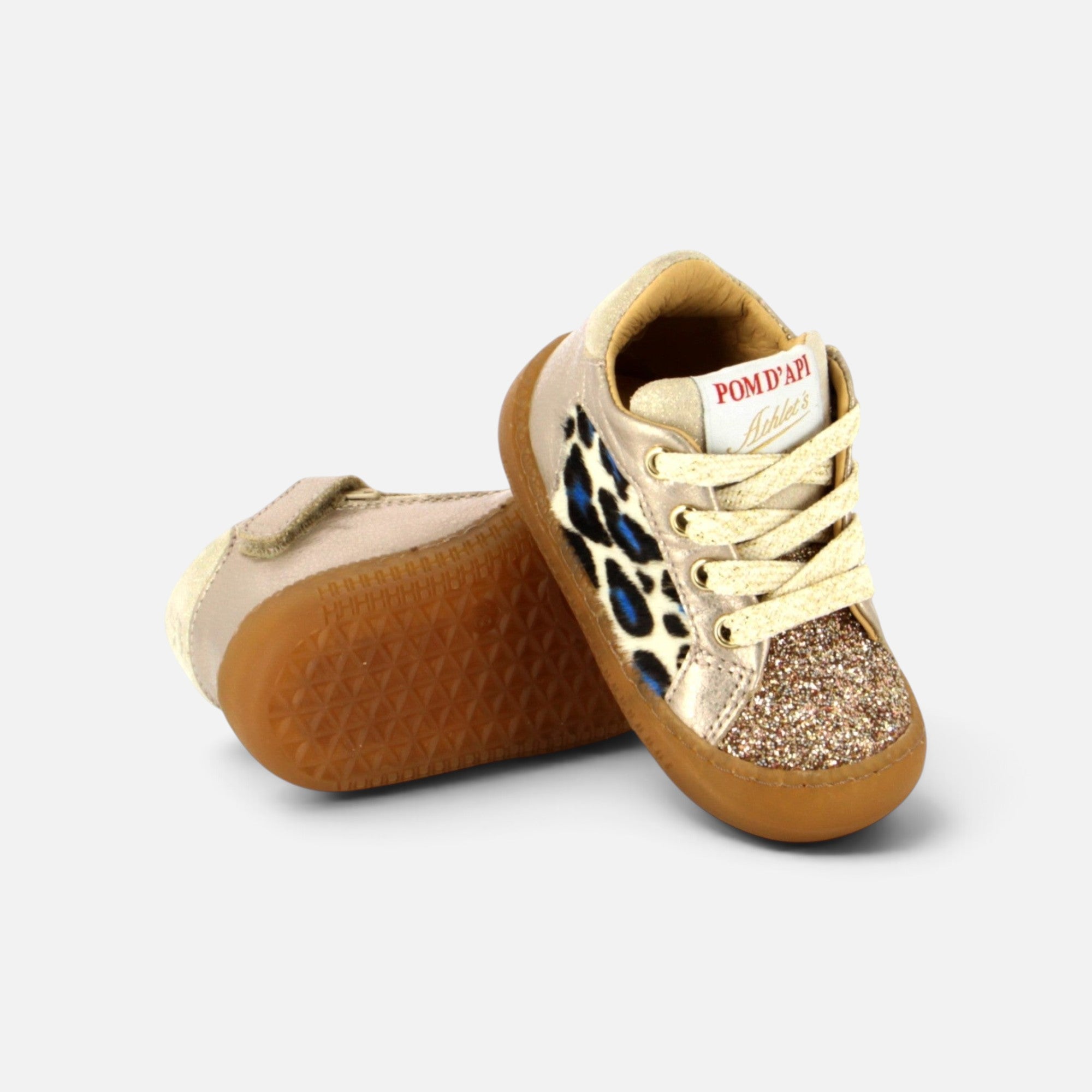 pom-d-api-yaka-star-chaussures-premiers-pas-lam-kamari-champan-multi-beige-fille image 4
