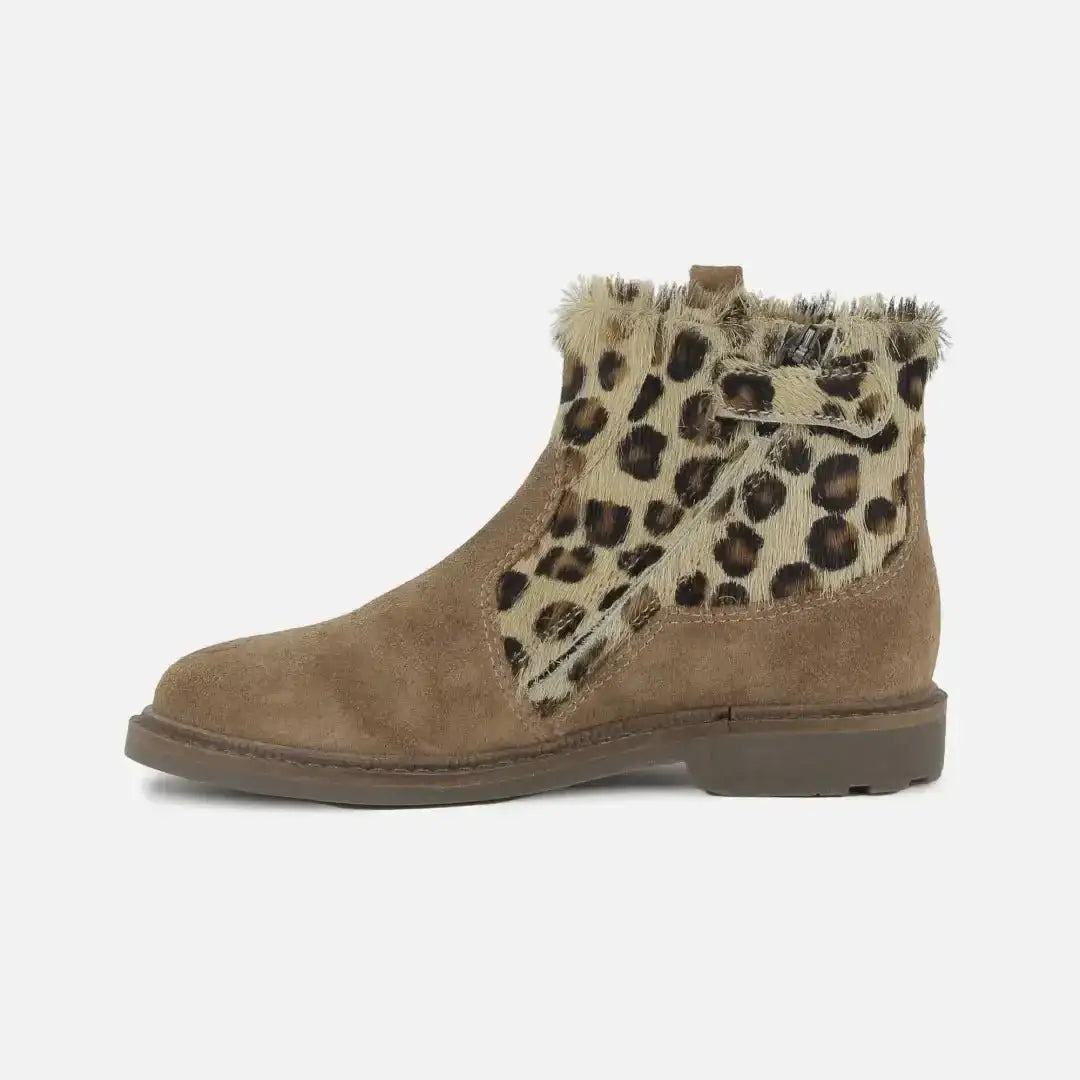 pom-d-api-sister-boot-bottine-enfant-velours-chocolat-l-opard image 5