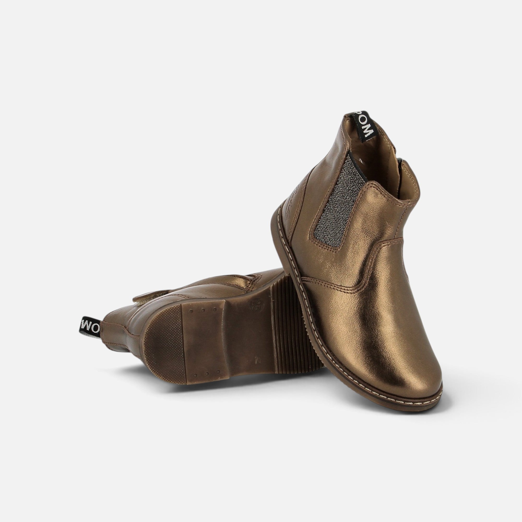 pom-d-api-city-jodzip-bottine-fille-cuir-cuivre-dk-copper image 3