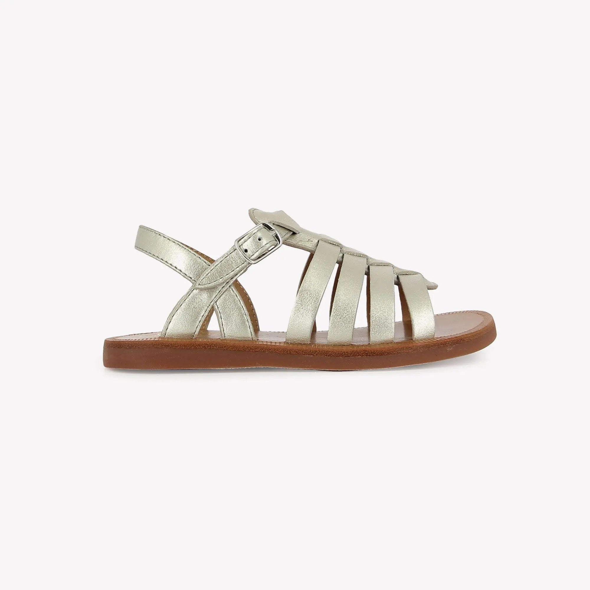 pom-d-api-plagette-strap-sandale-fille-platine-light-laminato image 4