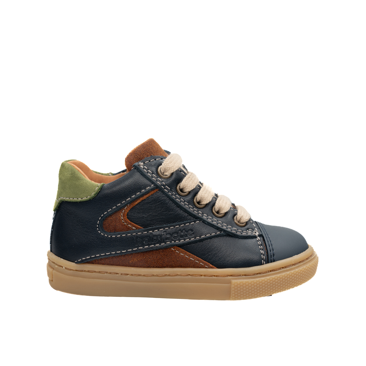 babybotte-android-blue-chaussure-premier-pas-gar-on-cuir-bleu image 1