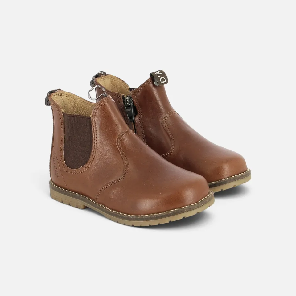 pom-d-api-bob-zip-boots-chelsea-cuoio-spall-enfant image 1
