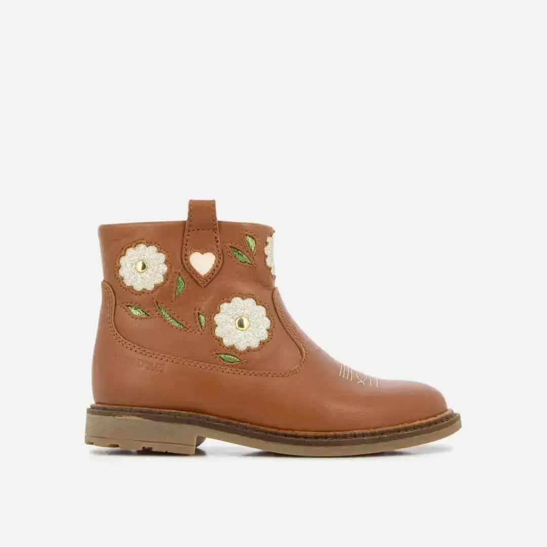 pom-d-api-sister-boots-wendy-bottines-fille-cuir-camel image 2