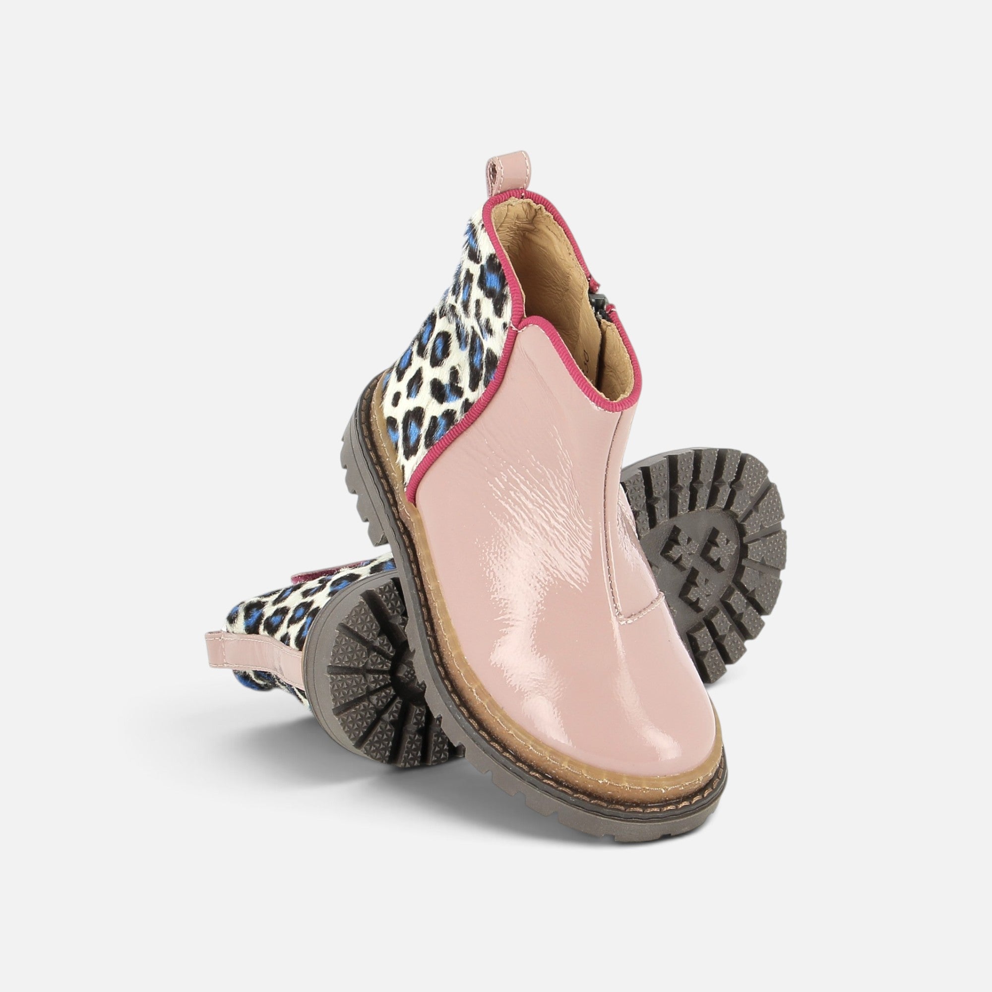 pom-d-api-wall-boots-vernis-kamari-fushia-bianco-bleu-boots-fille image 3