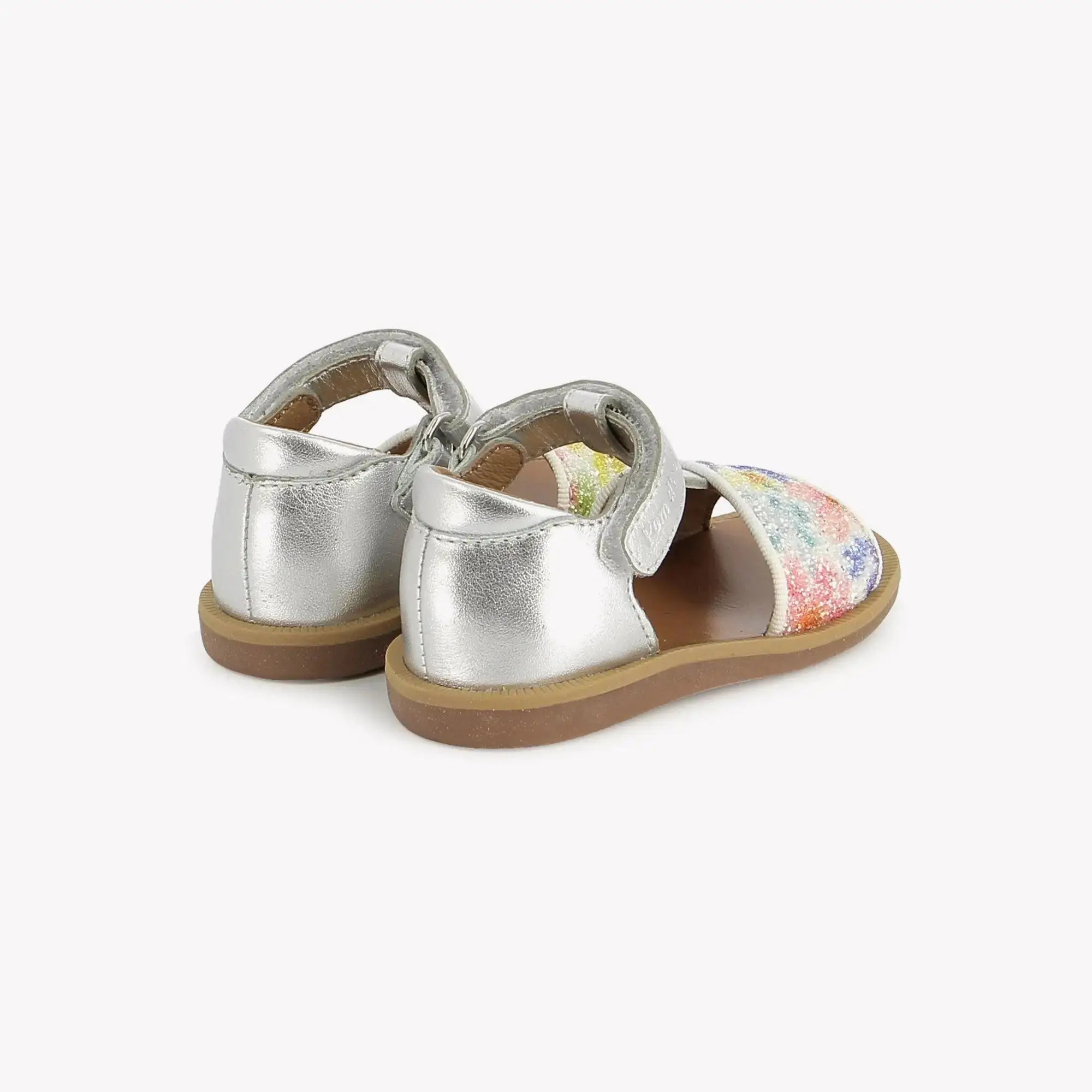 pom-d-api-poppy-tao-easy-sandale-premiers-pas-fille-silver-multi image 3